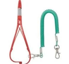 XBC Mitten Scissors Clamp With retractor Red