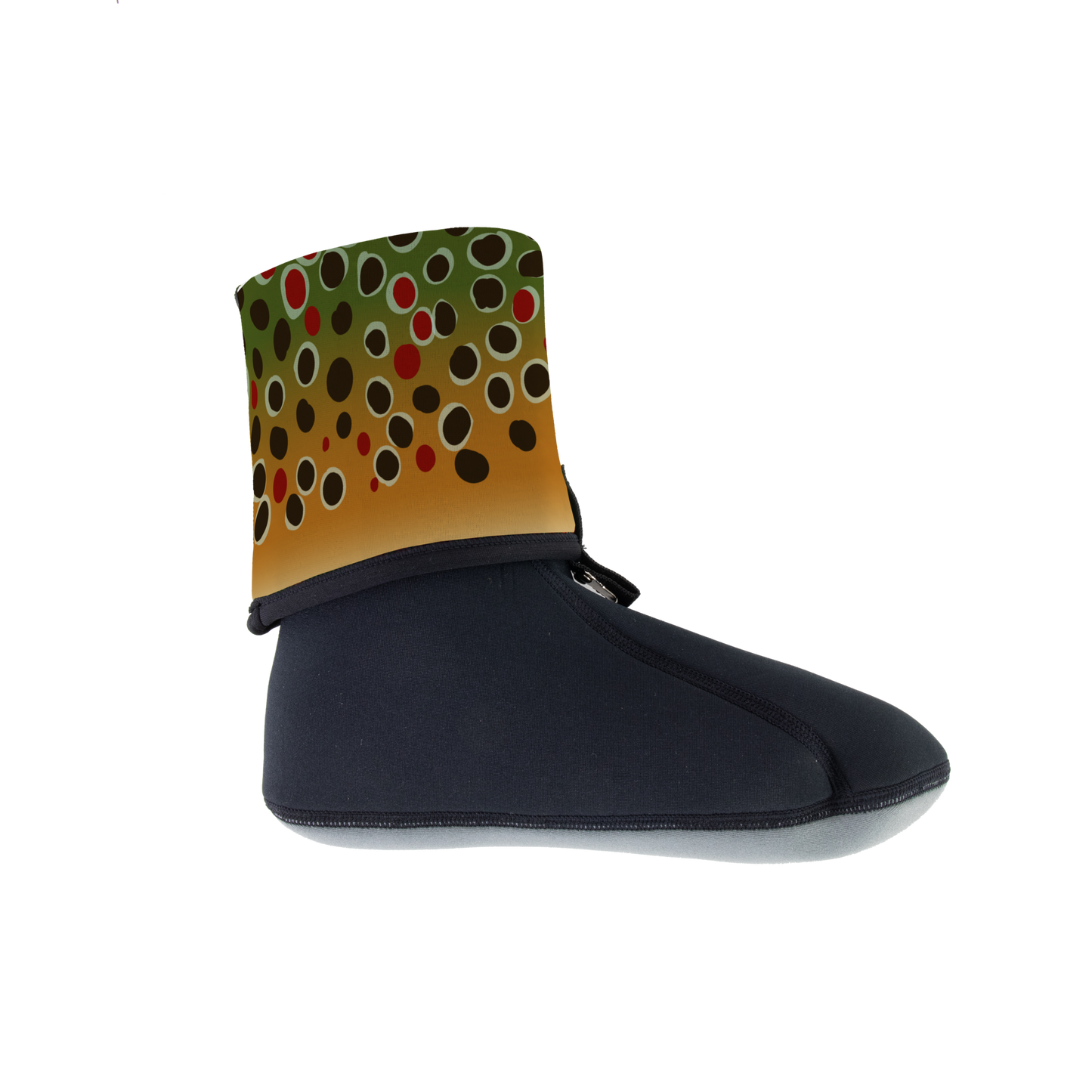 Neoprene Wading Socks Brown Trout Lg
