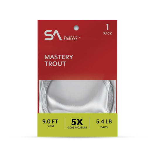 Mastery Trout Leader 7.5 4X 3pkg