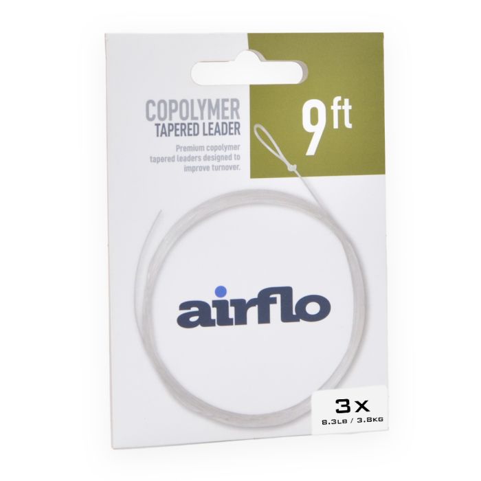 Airflo Copolymer Leader 3X 3pkg