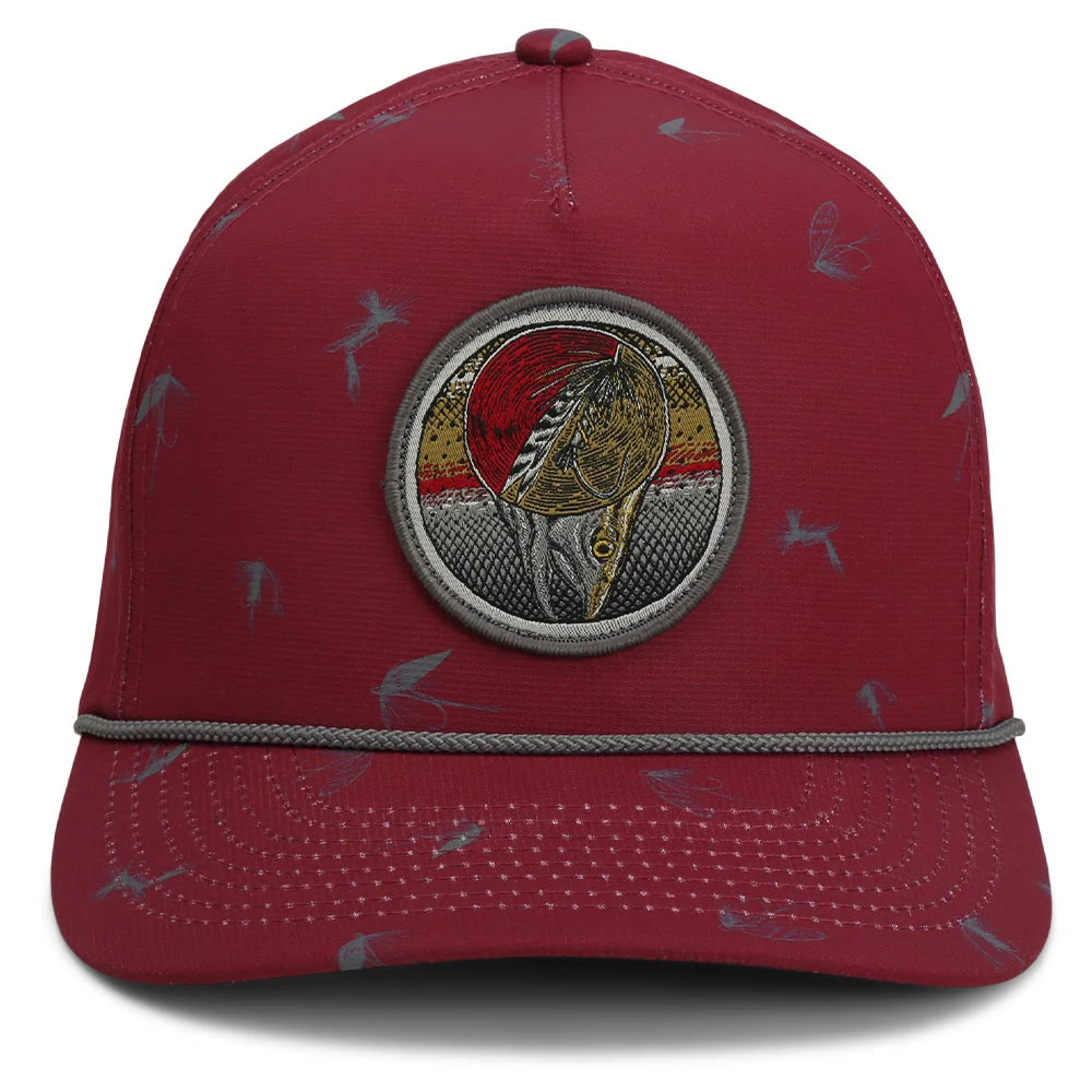 Paramount Dead Drift Rope Cap - Maroon