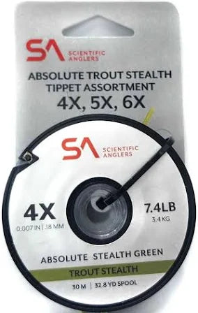 SA Tippet Assortment 4x,5x,6x